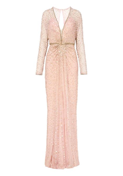 Abito con ricami nina in beige Jenny packham - donna JENNY PACKHAM | ZBD106L494